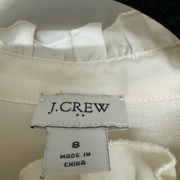 J Crew Factory, Size M, white Colored Sleeveless Top - Picture 2 of 6